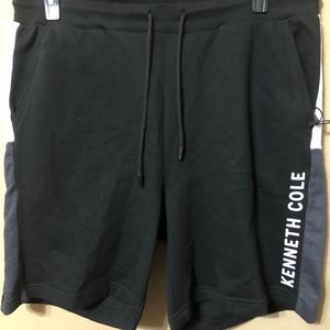 New Kenneth Cole Sweat Shorts Men Size S Black